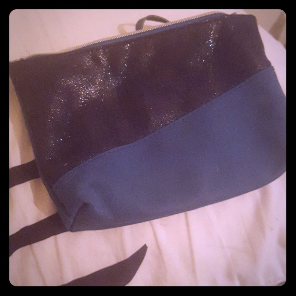 Ipsy Blue makeup bag